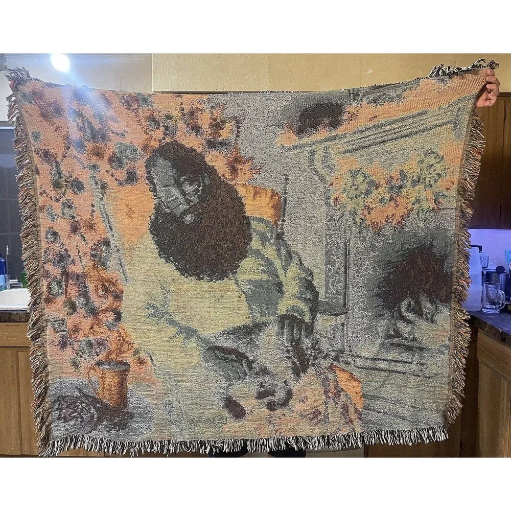 Throw Blanket Dona Gelsinger A Long Winters Nap 50×60